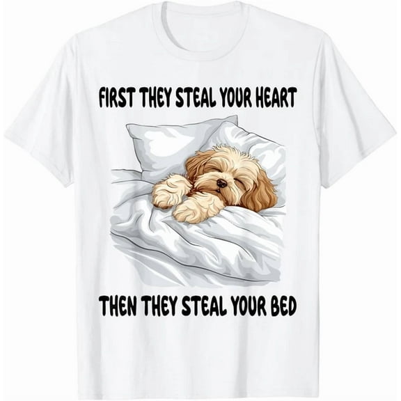 DOPASHIRT Havanese Sleeping Pajamas Nightgown T-Shirt Unisex S-5XL Hot Trending Shirt, Vintage Birthday Gift