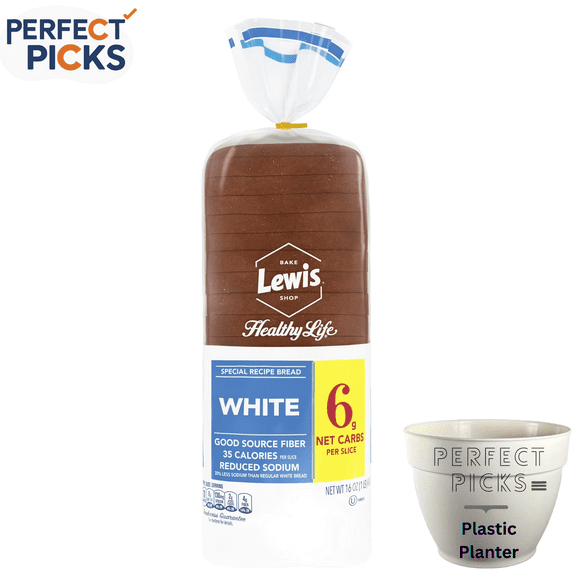 Lewis Bake Shop Healthy Life White Bread, 16 oz