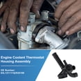 thumbnail image 2 of Conjunto de Carcasa de Termostato de Refrigerante del Motor de Plástico Unique Bargains para Volkswagen Passat L4 2.0L 2012 2013 2014 Reemplazo No.03L121111Q/935189 1 Pcs, 2 of 7