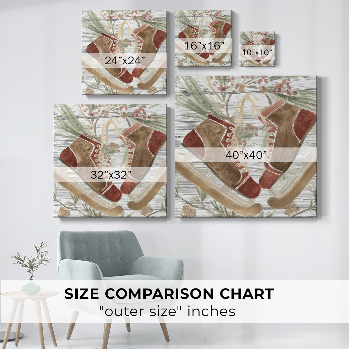 Pinecone Lodge I- Gallery Wrapped Canvas