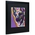 thumbnail image 2 of Trademark Fine Art "Malinois" Canvas Art by Dean Russo, Black Matte, Black Frame, 2 of 3