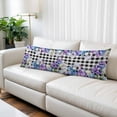 thumbnail image 2 of Spring Flowers Body Pillow Covers 20"x54", Watercolor Blossom Floral Black Plaid Soft Brushed Microfiber Breathable Throw Pillow Covers, Decorative Pillowcase with Zipper for Couch Sofa Bedroom, 2 of 9