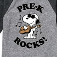 thumbnail image 3 of Peanuts - Pre-K Rocks - Toddler And Youth Raglan Graphic T-Shirt, 3 of 5