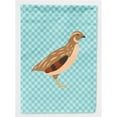 thumbnail image 1 of Carolines Treasures BB8129GF Golden Phoenix Quail Blue Check Garden Flag, 1 of 3