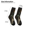 thumbnail image 2 of Fuzoiu Skeleton Hand Rose Butterfly Print Kids Socks For Boys Girls,Grip Crew Socks with Non Slip,Lightweight Stretch Crew Socks,Toddlers Crew Boot Socks, 2 of 5