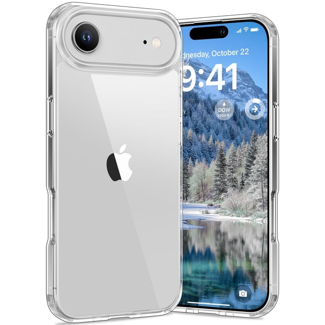 Funda de teléfono Vakoo para iPhone Air de 6.5 pulgadas | Transparente antiamarilleo