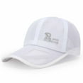 thumbnail image 2 of Prolriy Baseball Cap Hats for Men Women, Men Embroidered Letters Baseball Cap Mesh Breathable Cap Sunshade Mesh Hat Trucker Hat White, 2 of 3