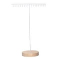 thumbnail image 4 of KLKCMS Jewelry Display Stand Organizer Iron Standing 18 Hooks Jewelry Display Rack White, 4 of 9