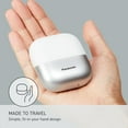 thumbnail image 3 of Panasonic Swipe Right Compact Shaver, Unisex Electric Razor for Men and Women, On-the-Go Razor with 3-Blade Cutting System and USB-C Charging, Wet/Dry - ES-CM3A-W, 3 of 7