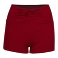 thumbnail image 5 of TrendOFT Swim Shorts for Women High Waist Tummy Control Printed Multi Color Versatile Boyshort Swimsuit Bottom Red XL, 5 of 5