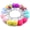 16-mix, variant on 12 count Flower Pom Poms  Ponytail Holders with Balls - Hair Accessories for Girls
