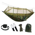 thumbnail image 2 of Hamaca para acampar, columpio, cama, accesorios portátiles, cama para dormir resistente, hamaca para 2 personas para viajes en la playa al aire libre multi, 2 of 8