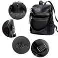 thumbnail image 5 of Mochila CLUCI para mujer, mochila de viaje, mochila grande de cuero para mujer, bolsos de hombro de diseñador a la moda con borla, 5 of 5