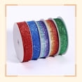 thumbnail image 5 of CIMAXIC Wedding 1pc Glitter Ribbon Decorative Ribbon Multi Color Ribbon for Holiday Wedding Party Decoration Gift Wrapping (Red),3.74"X3.74"X0.39", 5 of 5