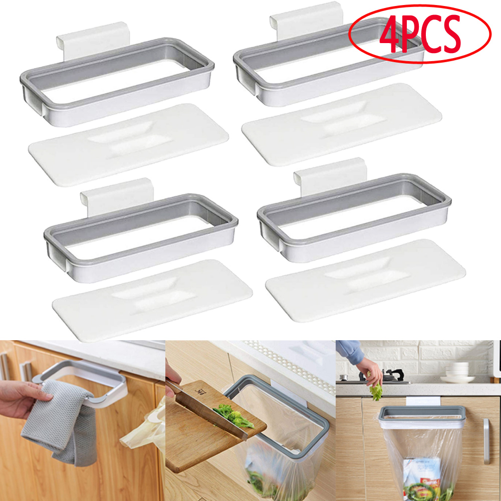 Portable Trash Bag Holder, Hanging RV Garbage Bag Holder with Lid