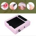 thumbnail image 4 of Nail Art Vacuum Cleaner Regulable Speed 80W Removable Filter Cartridge Low Noise ABS Material Nail Dust Collector Vacuum Pink EU Plug, 4 of 4