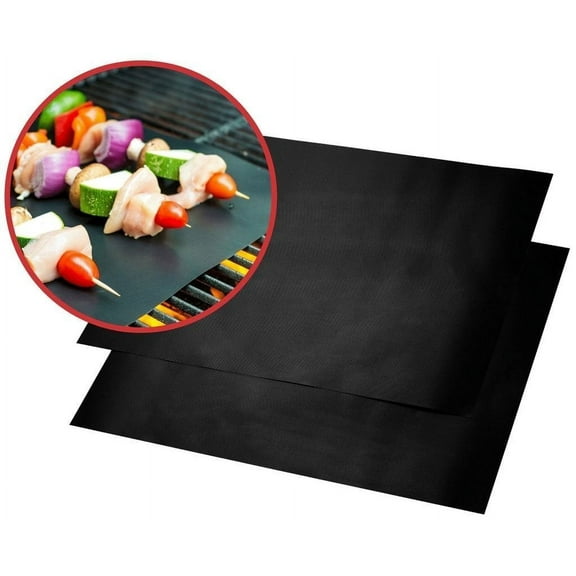 CookArt 4 BBQ Grill Splatter Mat Reusable Bake Non Stick Oven Gas Mates Grills