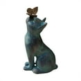 thumbnail image 5 of DSstyles Curiosity Cat Butterfly Garden Statue Decor Cute Cat Sculpture Outdoor Animal Figurines Ornaments for Yard Lawn Porch, 5 of 6