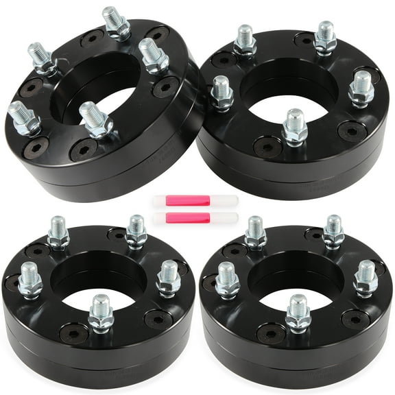 cciyu 4PCS 2 inch Wheel Adapters 6x5.5 to 5x5 14x1.5 Studs Compatible with 1999-2000 2002-2023 for Cadillac Escalade 2023 for Cadillac Escalade ESV