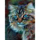 thumbnail image 3 of Cuadros Decorativos 5D Animal mosaico diamante pintura dibujo completo redondo taladro DIY arte artesanía Kit Ehuebsd Nuevos Originales, 3 of 9