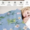 thumbnail image 3 of Nawypu Bed Blankets, Vintage Flowers Pattern Throw Blankets, Spring Super Soft DIY Blanket fit Girls Women Gifts Farmhouse Bedding, 3 of 6