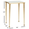thumbnail image 5 of SAFAVIEH Nyacko Solid Class Mirror Top Gold Leaf End Table, 5 of 5