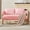 Pink, variant on 51" Small Sofa Couch Comfy Modern Teddy Upholstered 2-Seater Love Seats for Apartment,Bedroom,Office,Lilac