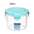 thumbnail image 1 of Recipiente de plástico transparente para alimentos | Caja de almacenamiento de cocina, recipiente hermético para alimentos frescos | Pasta | Hermético, sin BPA, 1 of 1
