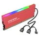 thumbnail image 1 of Coolmoon RAM RGB Radiador de refrigeración para computadora de escritorio Memoria Disipador de calor Chaleco enfriador Disipador de calor de 3 pines y 4 pines, Rojo Methold EL004884-01B, 1 of 2