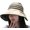 Khaki, variant on CoCopeaunts Sun Hats for Women Beach Bucket Hats Wide Brim Full UV Protection Ponytail Caps Breathable Fisherman Hat for Hiking Rinding