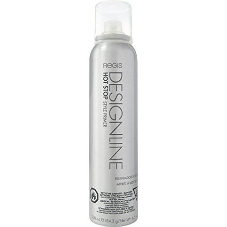 Hot Stop Style Primer, 6.5 oz - DESIGNLINE - Heat Styling Protectant Spray Enhances Styling (Best Heat Protectant For Blonde Hair)
