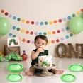 thumbnail image 3 of 50Pcs Green Paper Plates - 9\u201d Light Green Paper Plates Round Bulk Dinner Plates for Spring Summer Daily Use Holiday Picnic Celebrations Sage Green Birthday Party Decorations, 3 of 7