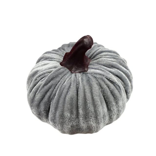 Fwttom 1 Pc Velvet Pumpkins Decor Super Soft Stuffed with Exquisite