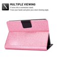 thumbnail image 4 of Dteck Kindle Paperwhite 2021 Case 6.8 inch, Kindle Paperwhite 11th Gen Case, Glitter PU Leather Folio Flip Case with Credit Card Slots, Auto Wake Sleep, Pink, 4 of 5