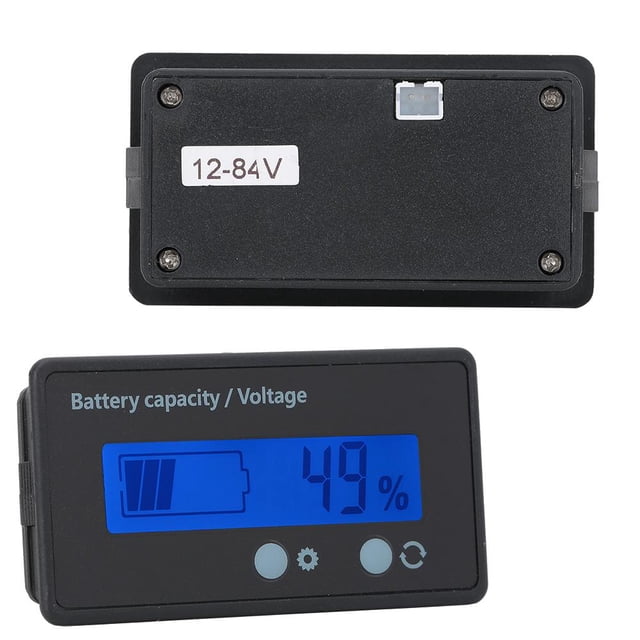 Noref Waterproof Battery Display, Battery Capacity Monitor,GY-6GS PCB HTN Waterproof Battery Capacity Monitor Indicator LCD Display 12-84V