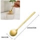 thumbnail image 2 of 16 Paquetes, Cuchara de Café de Acero Inoxidable Chapada en Oro, Mini Cucharadita para Café, Azúcar, Postre, Pastel, Helado, 2 of 5