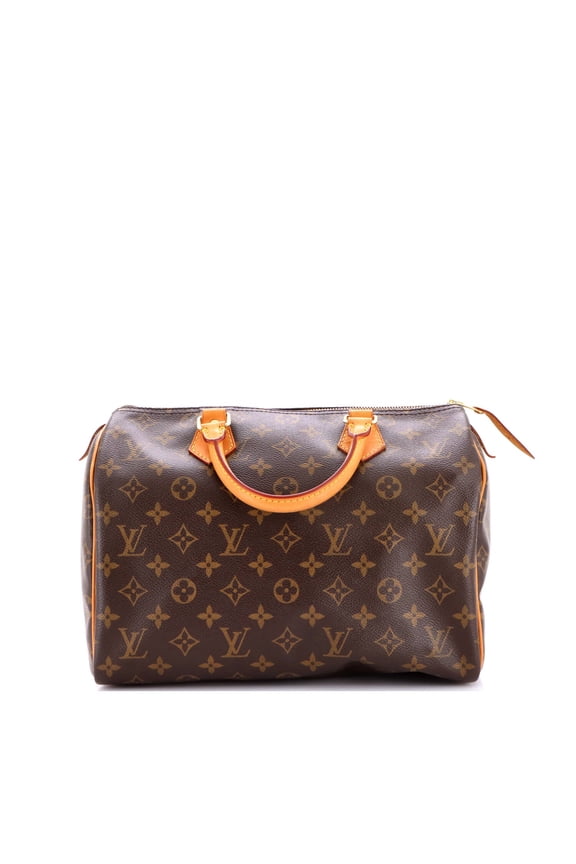 Pre-Owned Speedy Handbag Monogram Canvas 30 By Rebag
