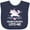 Navy Blue, variant on Inktastic Grammy and Grandpa Love Me Grandchild Unicorn Girls Baby Bib