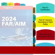 Tabs for FAR/AIM 2024/2023 for Certified Flight Instructor - CFI - 75 tabs