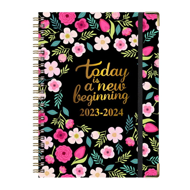 Hukapapa 1 bloc de notas para cuaderno A5 con bobina para planificar este libro de horarios de perforación de movimiento de trabajo, estilo: estilo3;