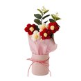 thumbnail image 1 of Ramo de flores de ganchillo, adorno floral de punto hecho a mano, decoración floral de hilo, regalo para el Día de la Madre, cumpleaños y Navidad., 1 of 8