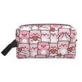 thumbnail image 2 of Uemuo Kawaii Pig Pattern Portable Toiletry Bags with Handle, Waterproof travel Make up Bags for Women, Large Capacity Travel Cosmetic Bags, 2 of 9