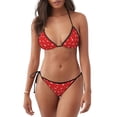 thumbnail image 1 of Fotbe Christmas Traje de Baño para Mujer de Dos Piezas – Bikini Sexy de Tirantes Tipo Halter con Diseño Triangular, 1 of 6