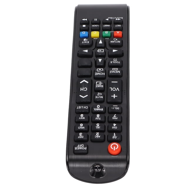 Mando A Distancia De Repuesto, Mando A Distancia De TV Negro, Fácil Funcionamiento Para Televisión De Repuesto YLSHRF Replacement TV Remote