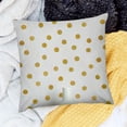 thumbnail image 2 of SHANXI Throw Pillow Covers Gold Foil Round for Living Room Bedroom 12x12in, 2 of 5