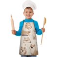 thumbnail image 2 of Shiba Inu Kids Aprons for Girls and Boys,Adjustable Neck Strap Toddler Aprons for Kids Cooking Baking, 2 of 7