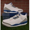 thumbnail image 2 of Ni - ke Air Jordan 3 Retro White/Blue/Grey “Wizards” 2023 Release CT8532-148 Men's Sz 11, 2 of 5