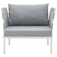 thumbnail image 4 of Modway Harmony Outdoor Patio Aluminum Armchair, Multiple Colors, 4 of 6