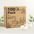 thumbnail image 1 of Velas de té Hypmis, sin perfume, soja, 100 unidades, 4 horas, 1 of 8