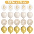 thumbnail image 5 of SPECOOL 30th Birthday Decorations, Sand White Gold 30th Happy Birthday Banner with Balloons, Men Women 30 Years Old Birthday Backdrop Yard Signs Thirty Birthday Decor Supplies, 5 of 7